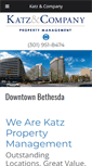 Mobile Screenshot of katzproperty.com